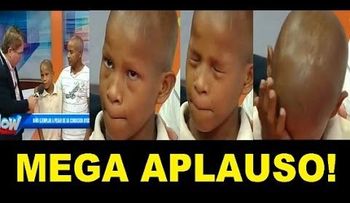 Niño limpiabotas con cáncer llora de alegría al conocer de ayudas que recibirás  (VIDEO)