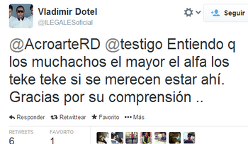 Vladimir Dotel pide a Acroarte excluir su nominación a premios Soberano 