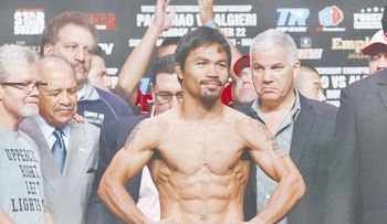 Pacquiao sale favorito sobre Chris Algieri