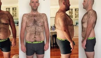El australiano Andrew Taylor solo comió papas por 12 meses y redujo su peso de 151.7 a 99 kilogramos