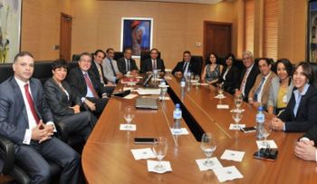 Gobernador Valdez Albizu recibe a nueva directiva de ABANCORD