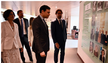 Ministro de Cultura se reúne con director general de la Unesco