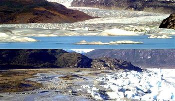 Fotos: el enorme lago chileno que desaparece en una noche