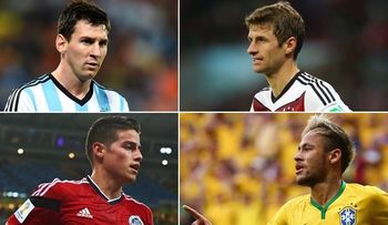 James, Messi y Neymar nominados al Balón de Oro 