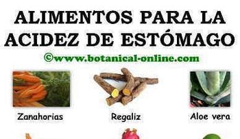 Remedios para la acidez de estómago