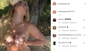Britney Spears enciende las redes sociales al posar semidesnuda en medio de la batalla legal con su padre