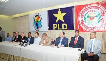Partidos mayoritarios firman acuerdo por municipalidad; excluyen al PRM