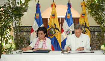 Ecuador y República Dominicana fortalecen cooperación bilateral