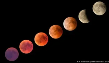 La luna se teñirá de rojo en SD, desde las 2:00 hasta las 8:04 de la mañana; será el eclipse más largo del siglo