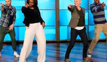 Michelle Obama vuelve a bailar Uptown Funk (Video)