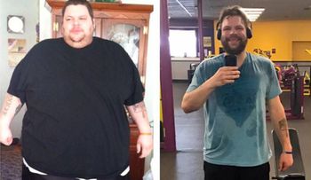 Una pareja disfruta nueva vida al casarse luego de rebajar 262 kilos