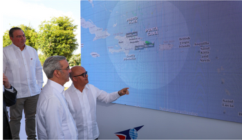 Abinader inaugura radar meteorológico Doppler