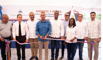 Energía y Minas entrega electrificación rural por RD$37 millones