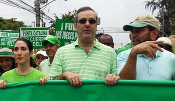 Abinader en Marcha Verde: â??Nosotros (la oposición) no vamos a aceptar jueces parcializadosâ?