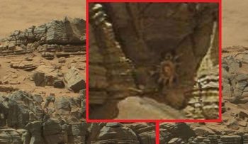 La NASA publica la foto de un gigantesco cangrejo espacial en Marte
