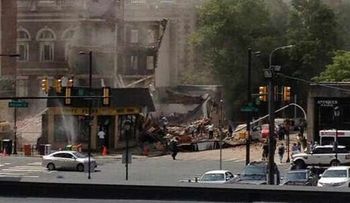 Al menos 10 personas atrapadas en el derrumbe de un edificio en Filadelfia