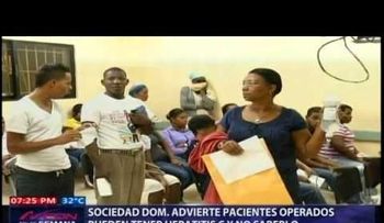 Advierten pacientes operados de RD pueden tener hepatitis C y no saberlo