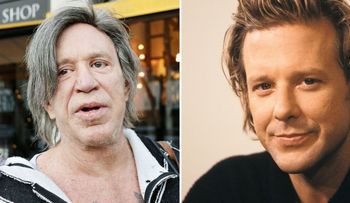 Mickey Rourke y su foto"desfigurado" tras una nueva operación estética