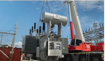 Edesur instala nuevo transformador en Barahona