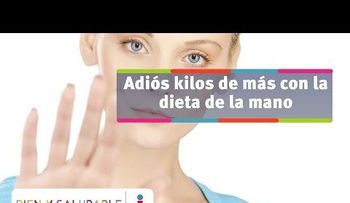 La dieta de la mano para bajar rápido de peso