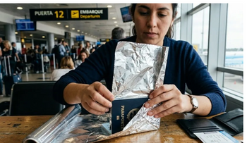 Papel aluminio en el pasaporte: truco casero contra robo de datos