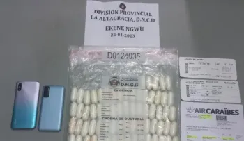 Atrapan extranjero en aeropuerto Punta Cana con 85 bolsitas presumiblemente cocaína