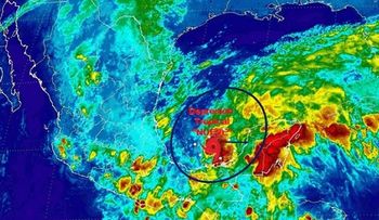 Se forma depresión tropical al sur de México