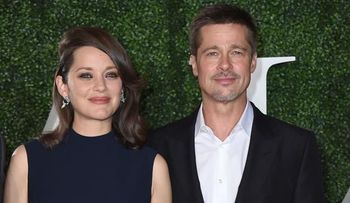 Brad Pitt rompió el silencio acompañado por Marion Cotillard