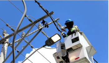 Edeeste invierte RD$57 millones en alumbrado público