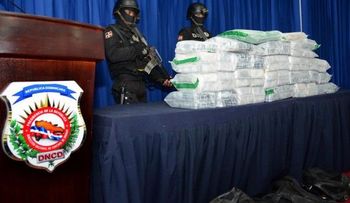 La DNCD ocupa 73 paquetes de droga