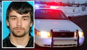 Hombre esposado roba un vehículo de la policía