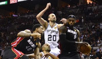 Ginóbili es la preocupación en el quinto partido ante el Heat
