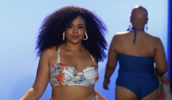 Mujeres de tallas grandes cautivan con sus curvas en Colombiamoda