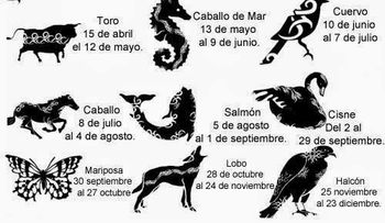 El zodiaco Animal Celta