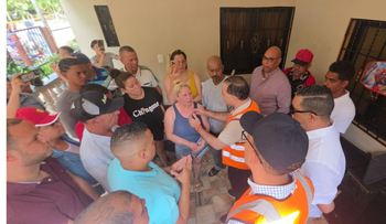 Gobierno brinda apoyo por rotura en acueducto Cibao Central