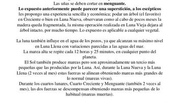 ¿La luna hace que crezcan más el pelo, las uñas o los cultivos?