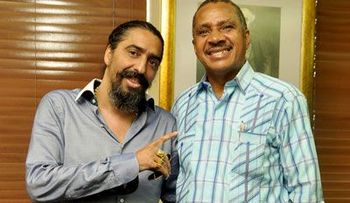 Director INDRHI recibe visita del artista español Diego el Cigala