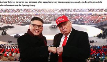 "Donald Trump y Kim Jong-un" fueron expulsados de la ceremonia de apertura de los JJ.OO.