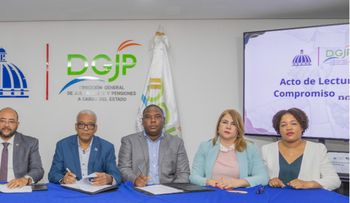 Autoridades de la DGJP firman Compromiso Ético por la Integridad