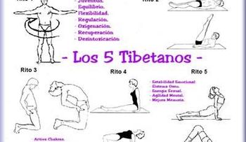 5 ejercicios tibetanos cada día. Fuente de la juventud!