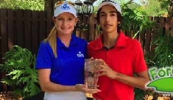 Rodrigo Sánchez Ramos hizo el mejor escore con 66 golpes en USA y campeón IMG Academy Preseason Series de la AJGA