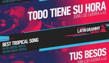 Lista: Juan Luis Guerra se lleva dos Latin Grammy