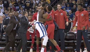 NBA: la feroz pelea en Warriors-Wizards y cómo Curry ridiculizó a un rival