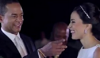 Senador Julio César Valentín contrajo matrimonio