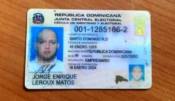 Cédula de Rodríguez Mota, apresado por caso David Ortiz, es falsificada, dice la JCE 