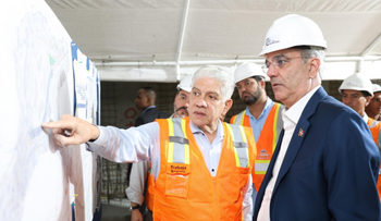 Abinader supervisa túnel de Plaza de la Bandera