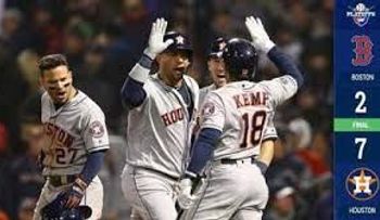Astros toman ventaja frente Boston: Justin Verlander lanzó seis entradas completas