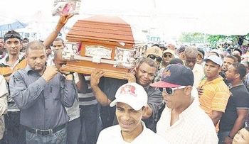 Sepultan chofer ultimado por agente de la AMET