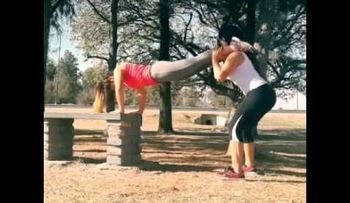 Ejercicio al aire libre en PAREJA (VIDEO)