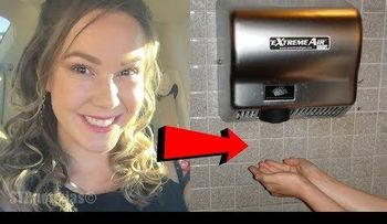 Una mujer cuenta algo horrible que le pasó con un secador en un baño público